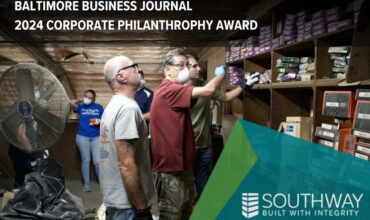 Southway Builders Honored with Baltimore Business Journal’s 2024 Corporate Philanthropy Award