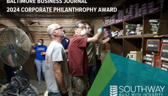 Southway BBJ 2024 Corporate Philanthropy Award Image